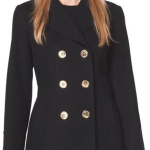 Michael Kors black pea coat